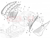 PIAGGIO Piaggio 1 Motorcycle Side cover - Spoiler