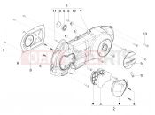 PIAGGIO Typhoon 125 4T 2V Crankcase cover - Crankcase cooling