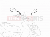 PIAGGIO Typhoon 125 4T 2V Driving mirror/s