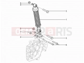 PIAGGIO Typhoon 50 4T 4V (USA / CA) Rear suspension - Shock absorber/s