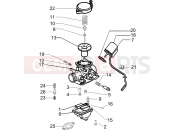 Carburetor's components - Piaggio Zip 100 4T (APAC) 2019