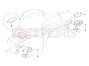 Selectors - Switches - Buttons - Piaggio Zip 100 4T (APAC) 2019