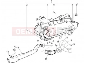 PIAGGIO Zip 100 4T (APAC) Crankcase cover - Crankcase cooling