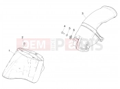 PIAGGIO Zip 50 4T 25 Km/h Wheel huosing - Mudguard