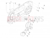 Crankcase cover - Crankcase cooling - Piaggio Zip 50 4T 25 Km/h 2020