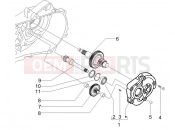 Reduction unit - Piaggio Zip 50 4T 25 Km/h 2020