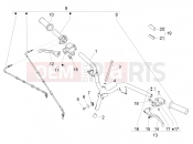 PIAGGIO Zip 50 4T 25 Km/h Handlebars - Master cil.