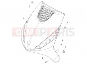 Front shield - Piaggio Zip 50 4T 2022