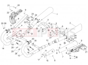 Exhaust pipe - Motoguzzi Eldorado 1400 ABS (APAC) 2021