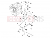 Gear lever - Motoguzzi Eldorado 1400 ABS (APAC) 2021