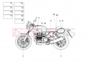 MOTOGUZZI V7 III Racer Limited 750 Decal