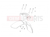 MOTOGUZZI V7 III Racer Limited 750 Front mudguard-Pillar