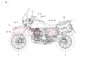 Decal - Motoguzzi V85 TT Travel Pack 2020