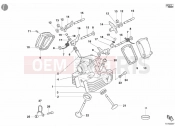 DUCATI 2003 Monster 620 VERTICAL CYLINDER HEAD » VALVE DRIVE