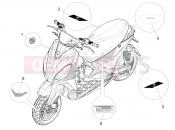 Plates - Emblems - Piaggio 1 Moped 25Km/h 2021