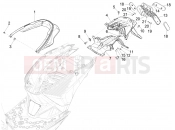 Rear cover - Splash guard - Piaggio 1 Moped 25Km/h 2021
