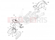 Wheel huosing - Mudguard - Piaggio 1 Moped 25Km/h 2021