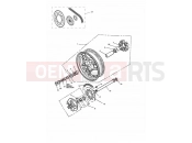 Triumph 1995 TRIDENT Rear Wheel & Final Drive