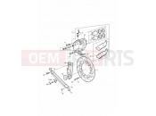 Triumph 1998 THUNDERBIRD SPORT Rear Brake Disc and Caliper