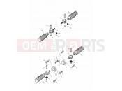 Triumph 2002 THUNDERBIRD SPORT Footrests & Mountings