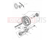 TRIUMPH SPEED TRIPLE (CARBS) Rear Wheel & Final Drive 750cc