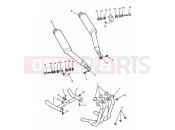 TRIUMPH SPEED TRIPLE (CARBS) Exhaust System 29156