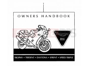 Triumph 1995 SPEED TRIPLE (CARBS) Owners Handbook 1996 Models
