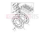 Triumph 1995 SPEED TRIPLE (CARBS) Front Brake Caliper & Discs