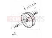 Triumph 2000 SPEED TRIPLE 885cc\955cc (EFI) > 141871 Front Wheel