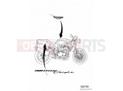 Triumph 2000 SPEED TRIPLE 885cc\955cc (EFI) > 141871 Bodywork Decals 885cc Engine