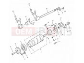 Triumph 2000 SPEED TRIPLE 885cc\955cc (EFI) > 141871 Gear Selector Drum