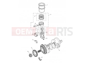 Triumph 2007 SPEED TRIPLE 210445 > 461331 Crankshaft, Connecting Rods...