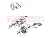 Rear Wheel & Final Drive - Triumph SPEED TRIPLE 210445 > 461331 2009