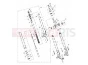 Front Forks & Yokes - Triumph SPEED TRIPLE 210445 > 461331 2009