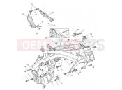 Triumph 2014 SPEED TRIPLE 461332 > 735437 Main Frame & Fittings