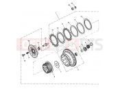 Triumph 2014 SPEED TRIPLE 461332 > 735437 Clutch