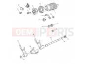 Triumph 2014 SPEED TRIPLE 461332 > 735437 Gear Selector Drum 563847