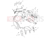 Triumph 2012 SPEED TRIPLE 461332 > 735437 Mudguards