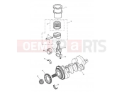 Triumph 2012 SPEED TRIPLE 461332 > 735437 Crankshaft, Connecting Rods...