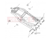 TRIUMPH SPEED TRIPLE R > 735336 Rear Sub-Frame & Fittings