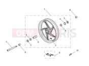 Triumph 2012 SPEED TRIPLE R > 735336 Front Wheel 602552