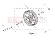 Triumph 2012 SPEED TRIPLE R > 735336 Front Wheel 602553