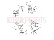 Triumph 2012 SPEED TRIPLE R > 735336 Footrests & Mountings