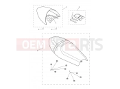Triumph 2017 THRUXTON R Seat Assembly & Toolkit 804036