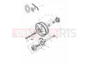TRIUMPH SPRINT CARBS Rear Wheel & Final Drive Sprint » 16921