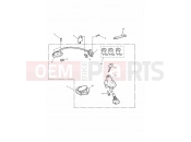 Triumph 1994 SPRINT CARBS Ignition Switch & Lock Set Sprint Executive
