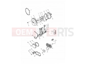 Triumph 1994 SPRINT CARBS Engine Covers Grey Engines