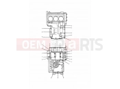 Triumph 1995 SPRINT CARBS Crankcase Fixings Grey Engines » 11852