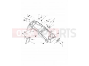 Triumph 2001 SPRINT RS > 139276 Rear Mudguard & Battery Box