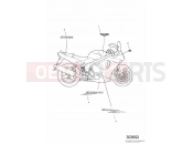 Decals - Triumph SPRINT ST 139277 > 208166 2004